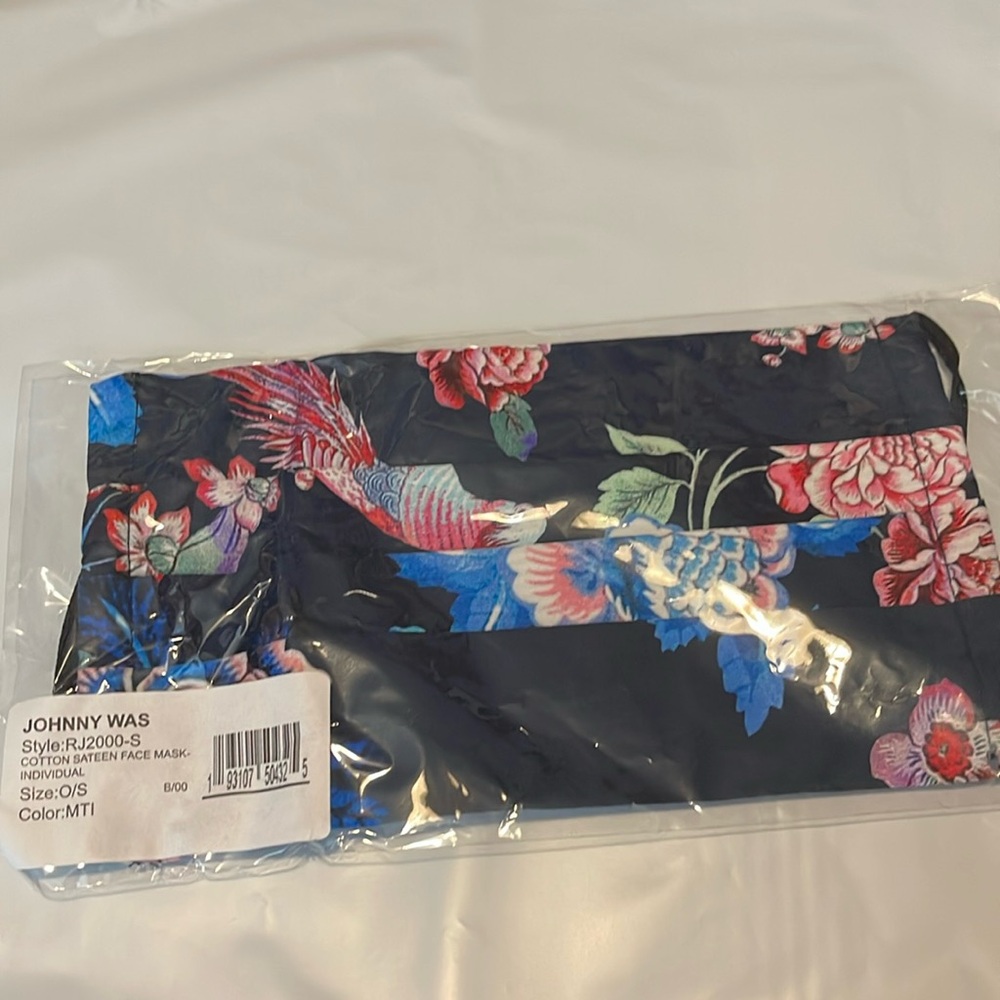New Johnny Was Face mask, o/s